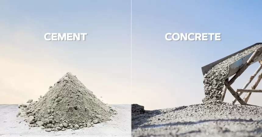 Difference Between Cement and Concrete - JK Cement