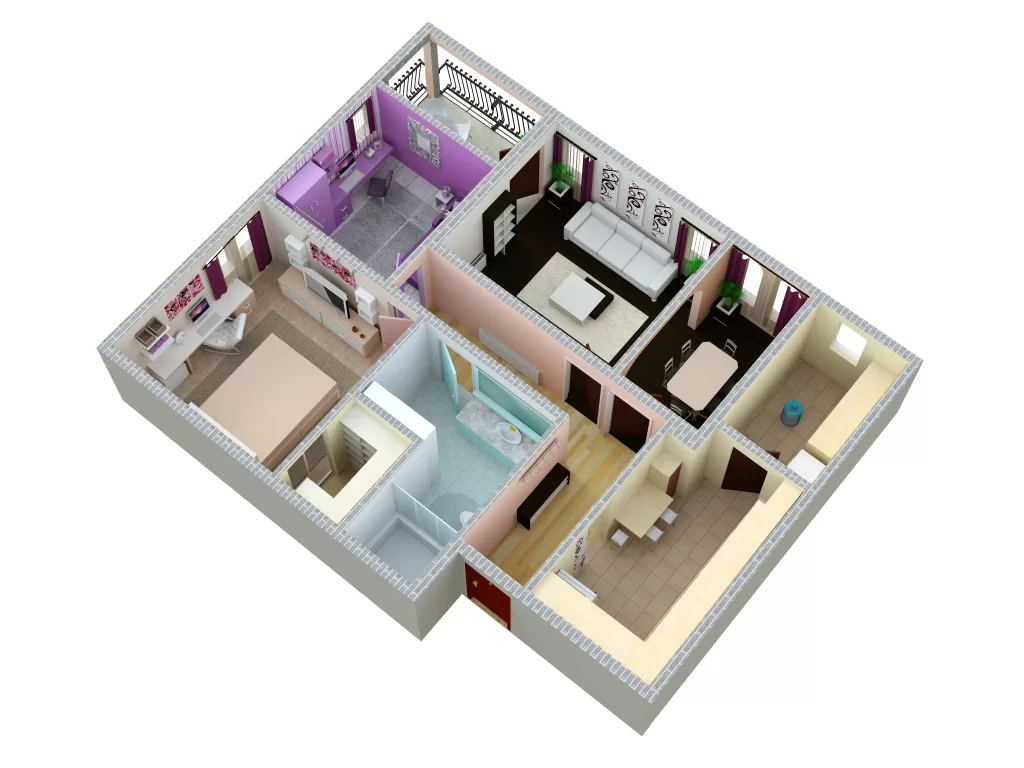 2 BHK House Plan/2 Bedroom House Plans 2 bhk house plan- JK Cement