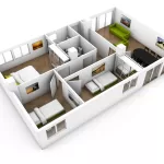3 BHK House Plan/3 Bedroom House Plans