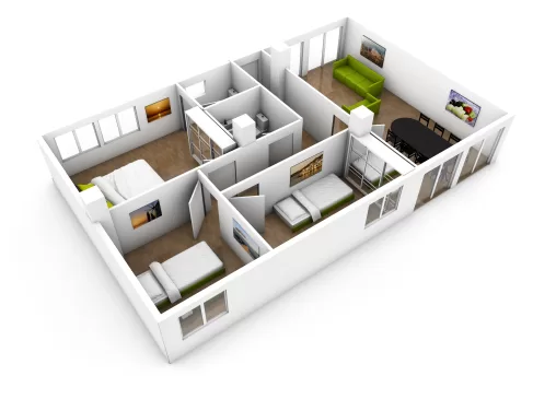 3 Bedroom House Plans - JK Cement