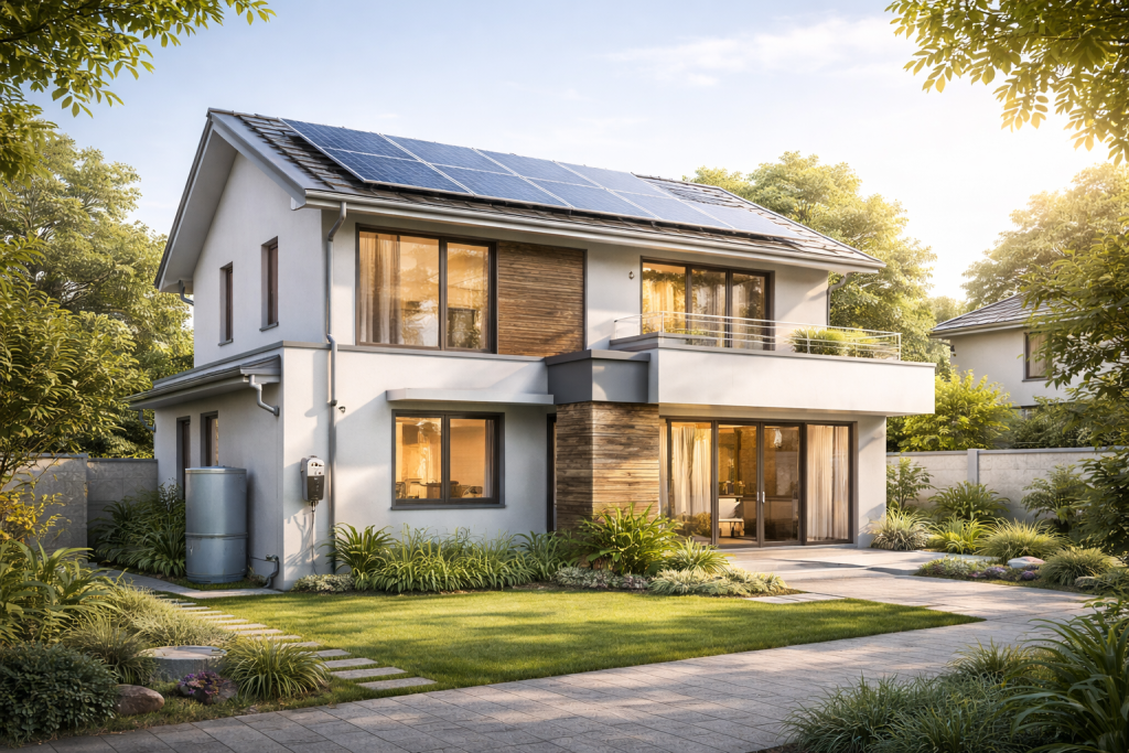 Green Technology for New Homes: Save Energy, Save Money Green technology features in energy-efficient home construction