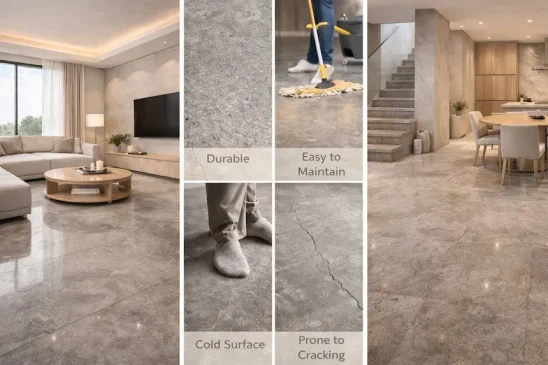 Concrete Floors for Homes: Pros, Cons, Designs & Ideas
