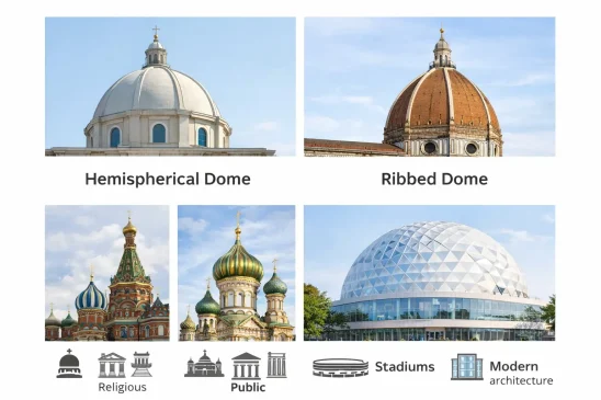 What Is a Dome in Construction? Meaning, Structure, Types, and Modern Uses
