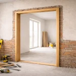 Door frames used in construction
