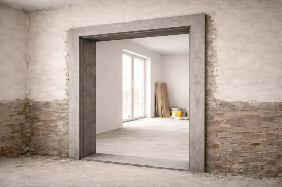 concrete door Frame