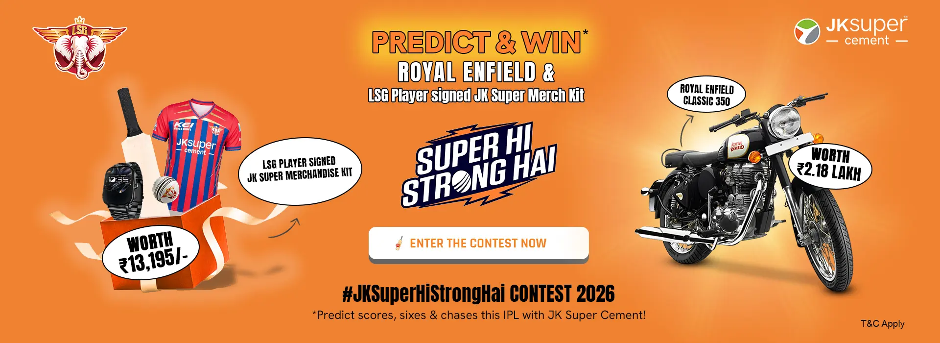 JK Cement IPL Banner 1