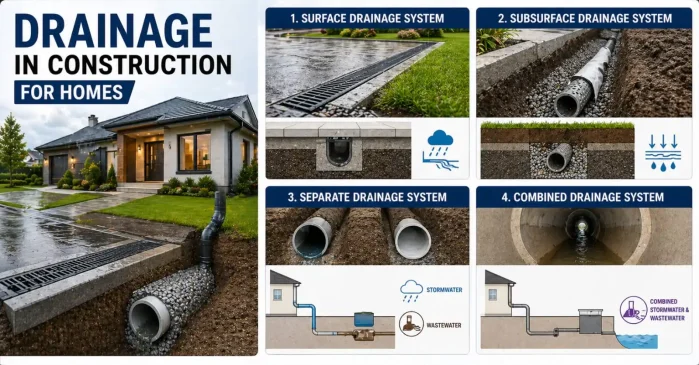 Drainage: Meaning and Importance in Building Construction
