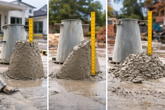 What Is a Slump Test of Concrete? Types, Procedure & Site Applications