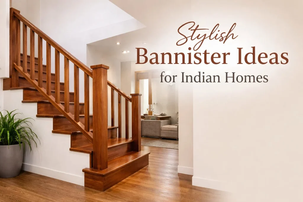 What Are Banisters? Meaning, Standard Height, Design & Safety Guide (2026 Guide) Banister Ideas for Indian Homes