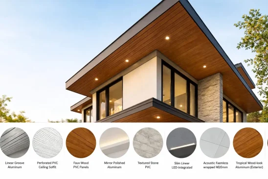 10 Modern Soffit Panel Designs | Roof, Ceiling