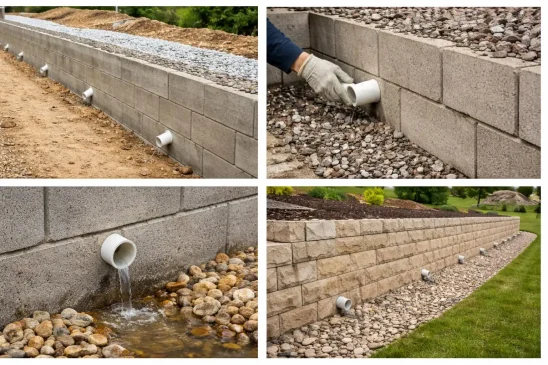 Weep Holes in Retaining Walls: Purpose, Design & Spacing