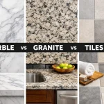 Marble vs Granite vs Tiles
