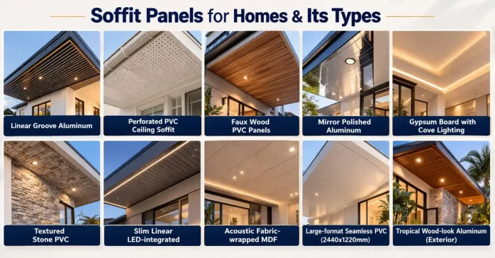 Types of Soffit Panel Design
