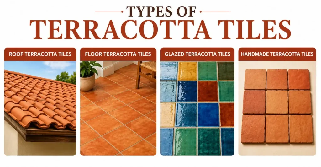 Terracotta Tiles: Types and Uses in Roof, Floor, Price & Design