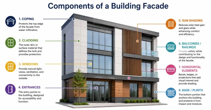 Components of Building Facade