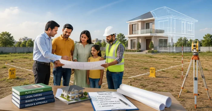 What to do before building a house