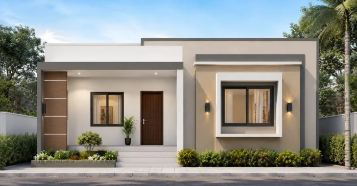 Simple Rectangular House Design