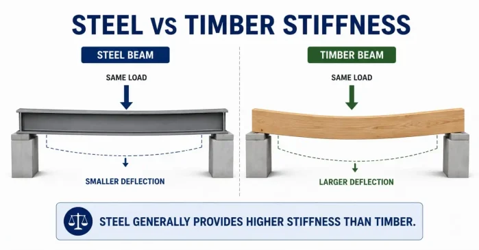 Steel vs Timber Stiffness