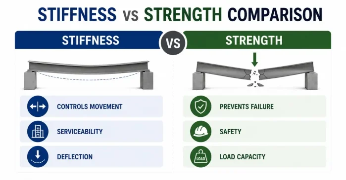 Stiffness Vs Strength Comparison
