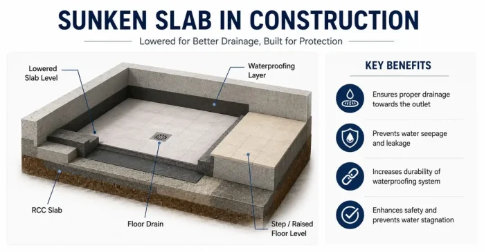 What Is a Sunken Slab in Construction?
