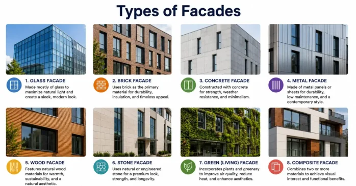 Types of Facade