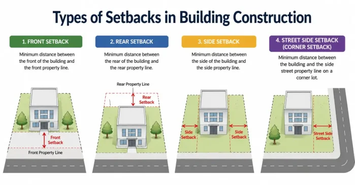 Types of Setbacks