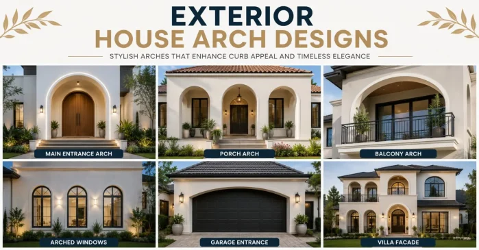 Exterior House Arch Design