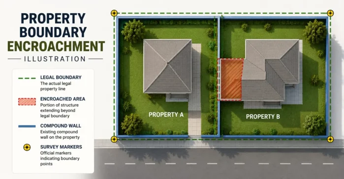 Encroachment Property Boundry