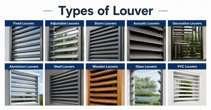 Types of Louver