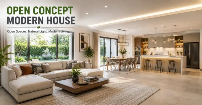 Open Concept Modern House
