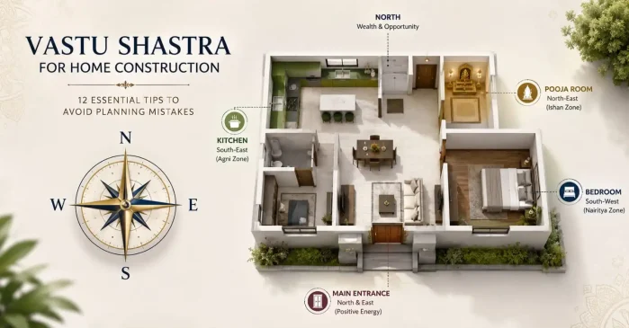 Vastu Shastra for the construction