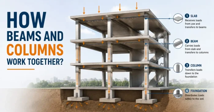 W beams-columns-load-path