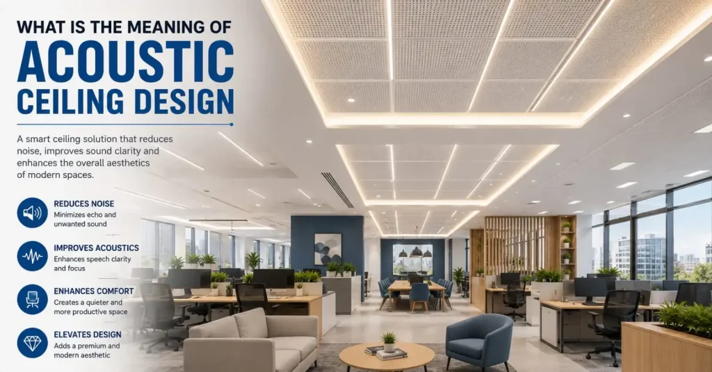 Acoustic False Ceiling Design