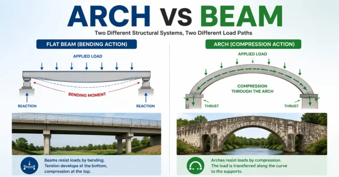 Arch vs Beams