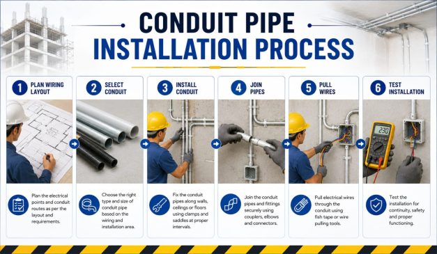 Conduit pipe installation