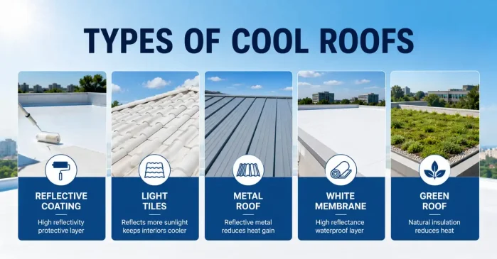 types of cool roof