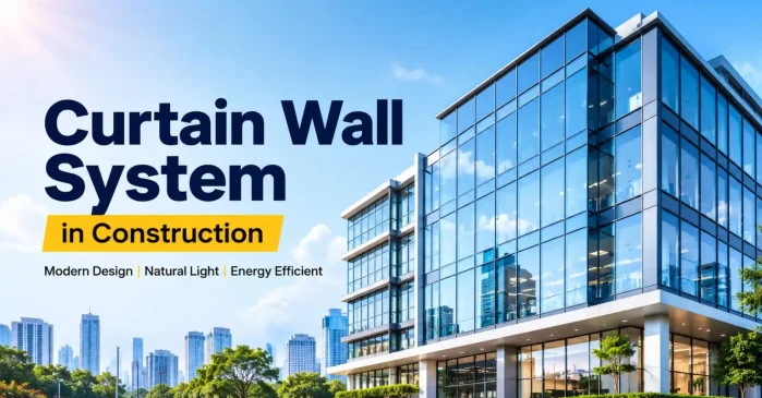 Curtain Wall System in Construction: Types, Components and Design Details