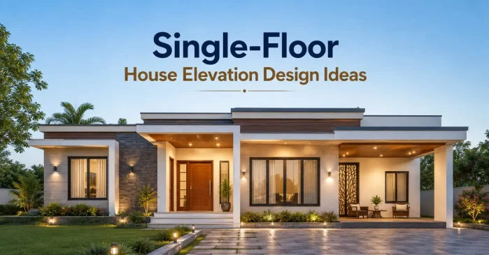 Single Floor House Elevation Design Ideas