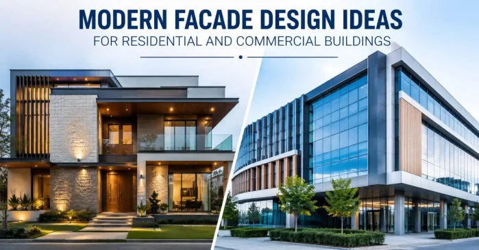 Modern Facade Design Ideas for Residential and Commercial Buildings