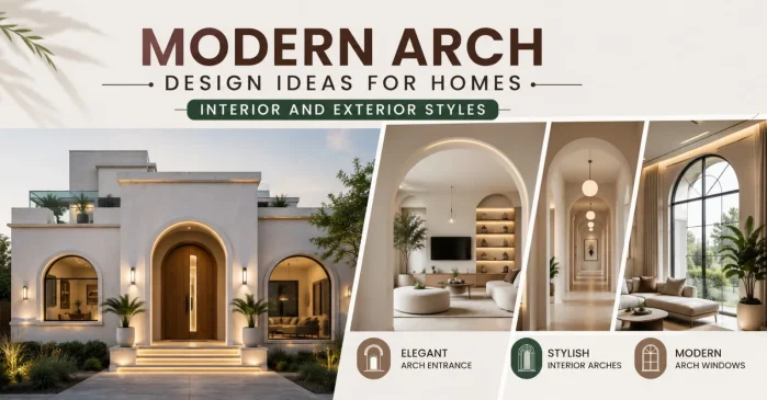 Modern Arch Design Ideas for Homes: Interior and Exterior Styles
