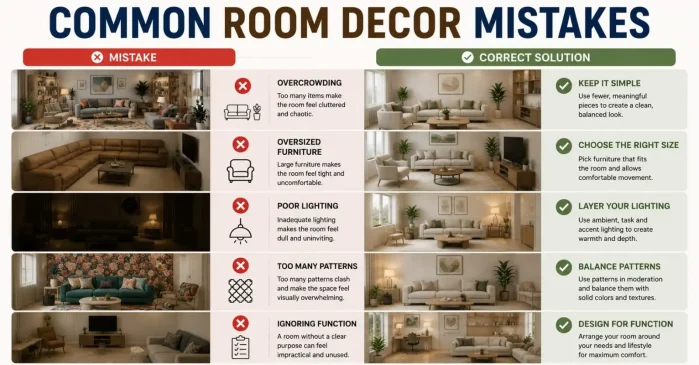 Room Decor Mistakes