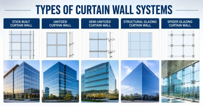 Types of Curtain wall