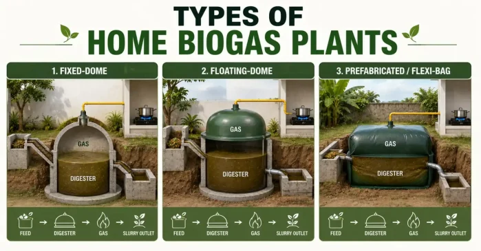 types of Biogas Plant