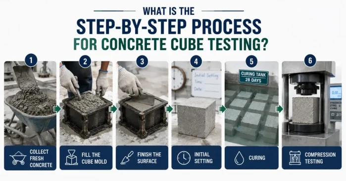 Concrete Cube Test proces
