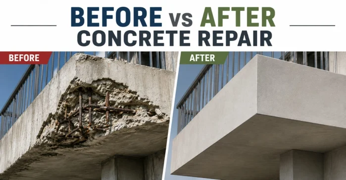Concrete Repair Before
