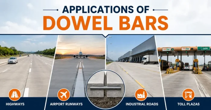 Applications of Dowel bars