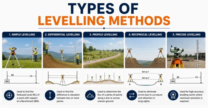 Types of Levelling method