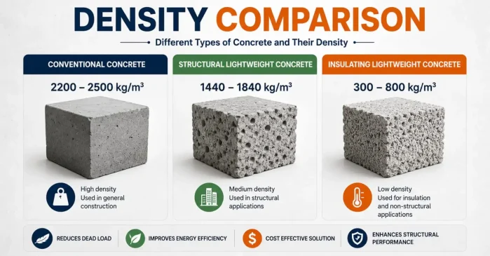 Density of Lightweight Concrete