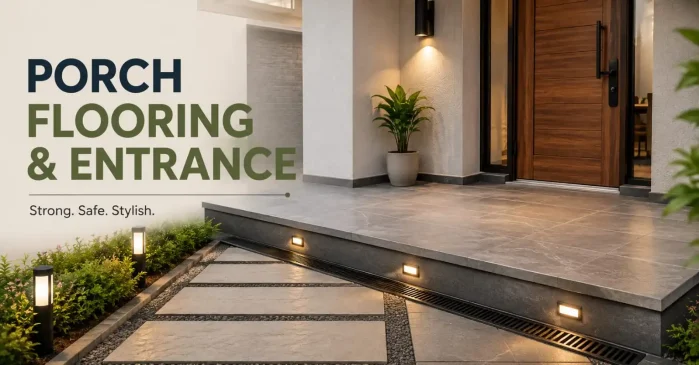 Proch flooring & entrance