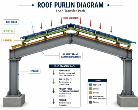 Roof Purlin Diagram